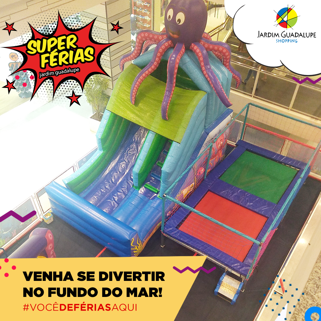 Venha se divertir no fundo do mar